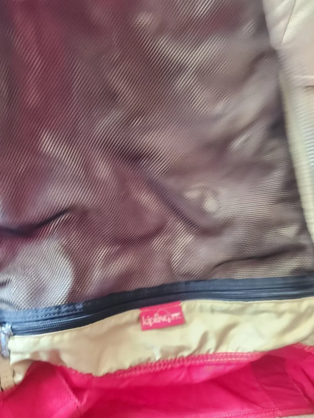 90's Kipling Red Duffel Shoulder Bag Luggage 18